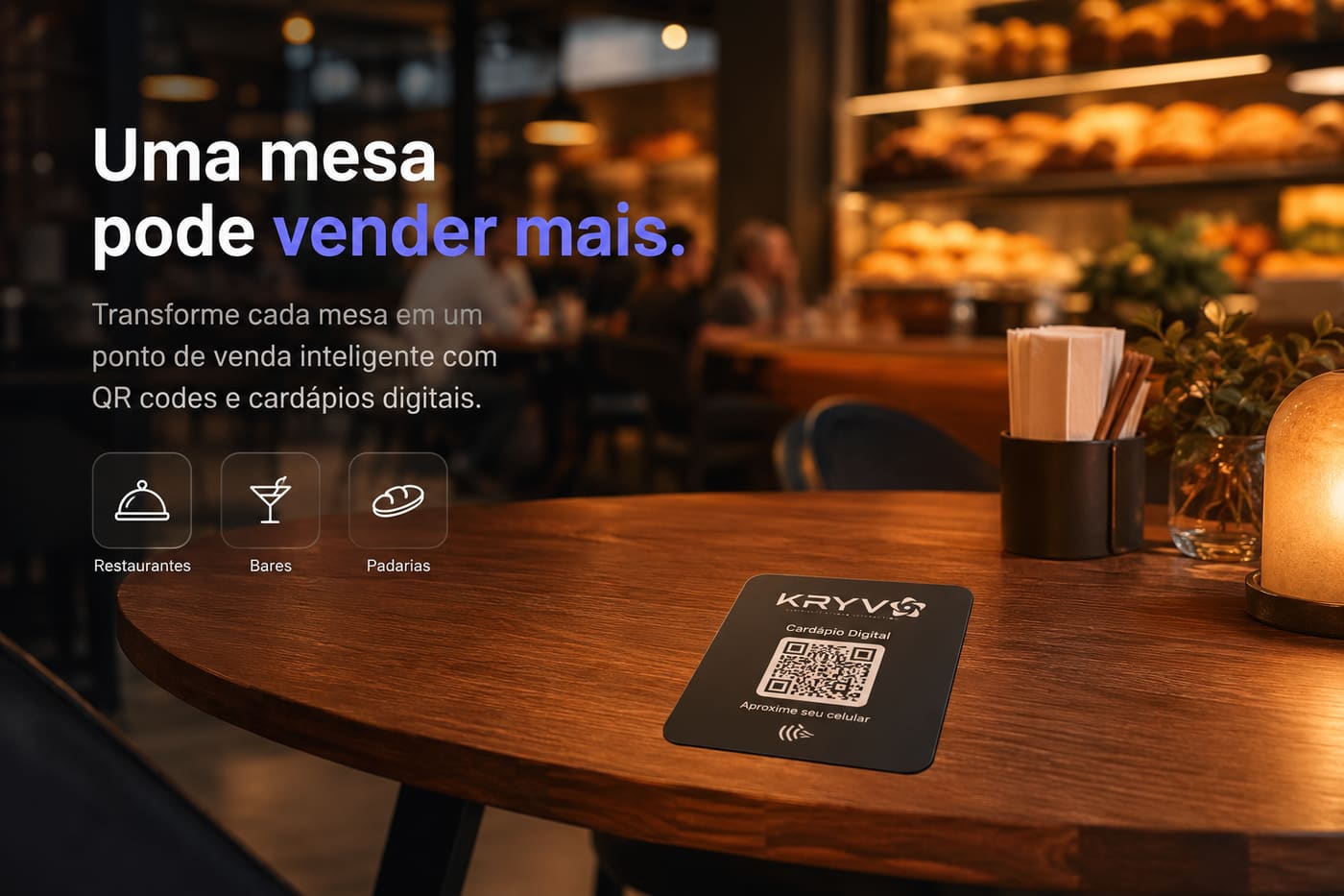 Uma mesa pode vender mais.